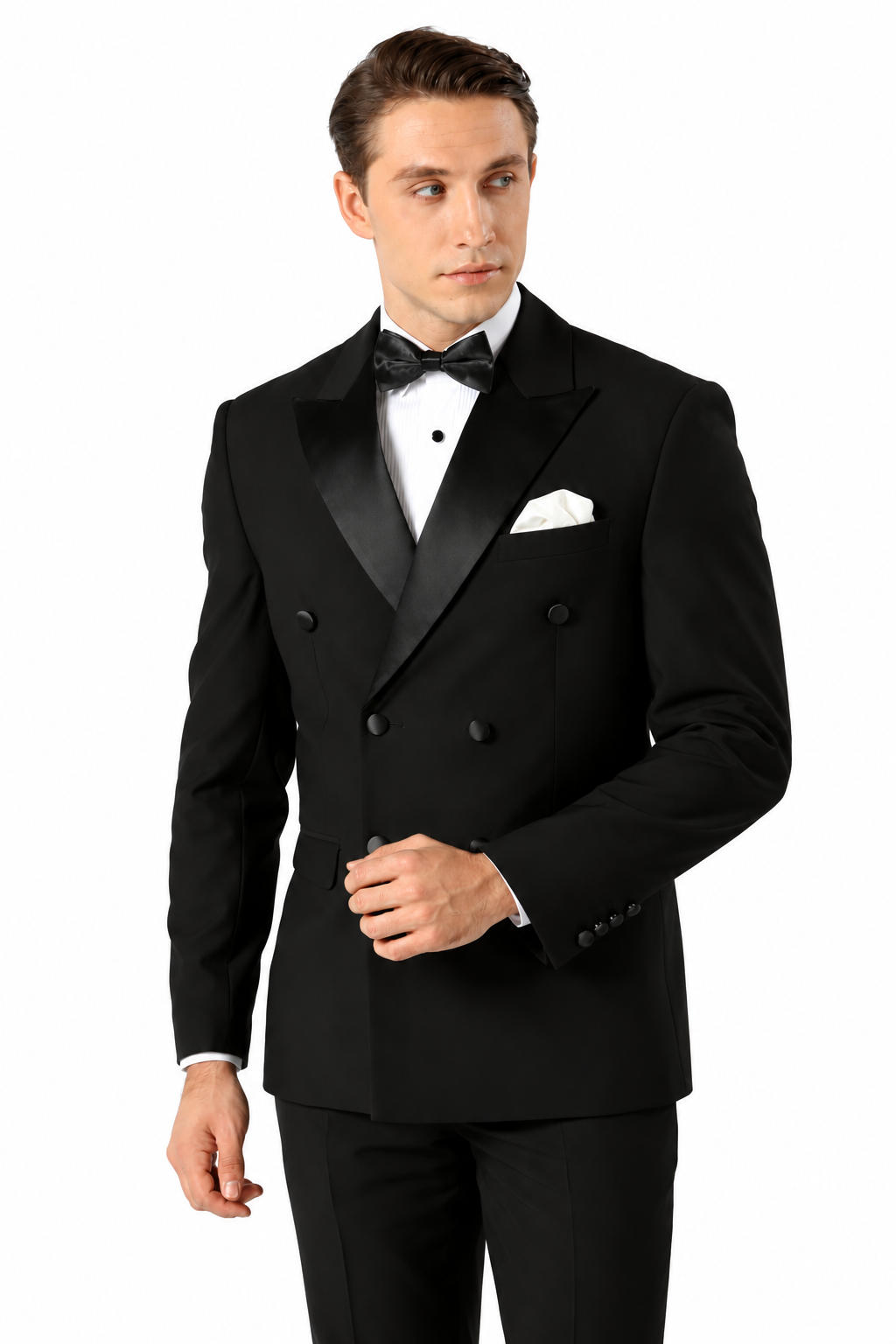 Sinclair Double-Breasted Tuxedo Jacket
