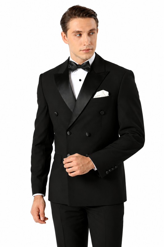 Sinclair Double-Breasted Tuxedo Jacket