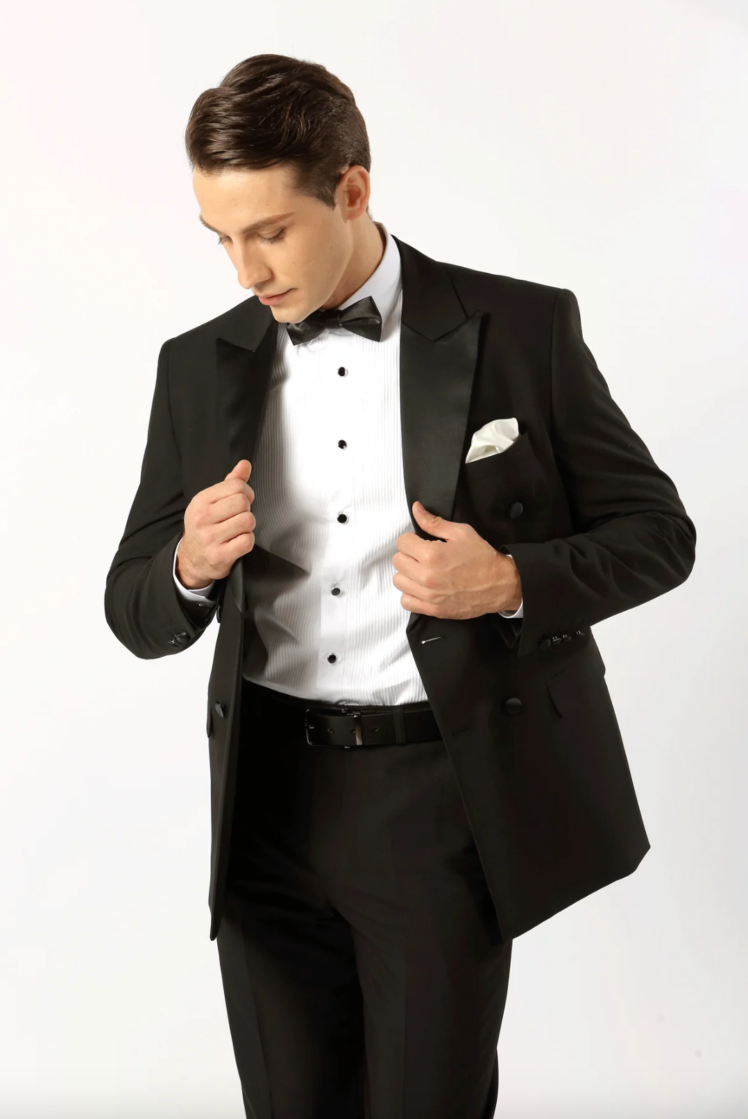 Sinclair Double-Breasted Tuxedo Jacket